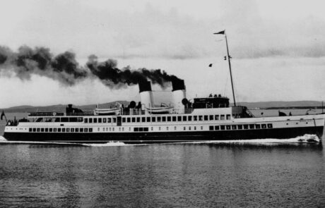 On sea trials, off Skelmorlie, May 1933 (Richard Orr collection)