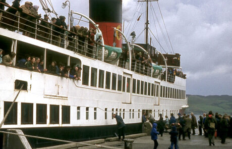 TS Queen Mary II at Campbeltown, 1974 (Richard Orr collection)
